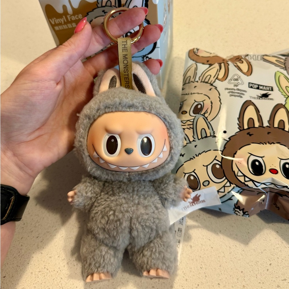 Popmart Labubu Sesame Bean Macaron Doll